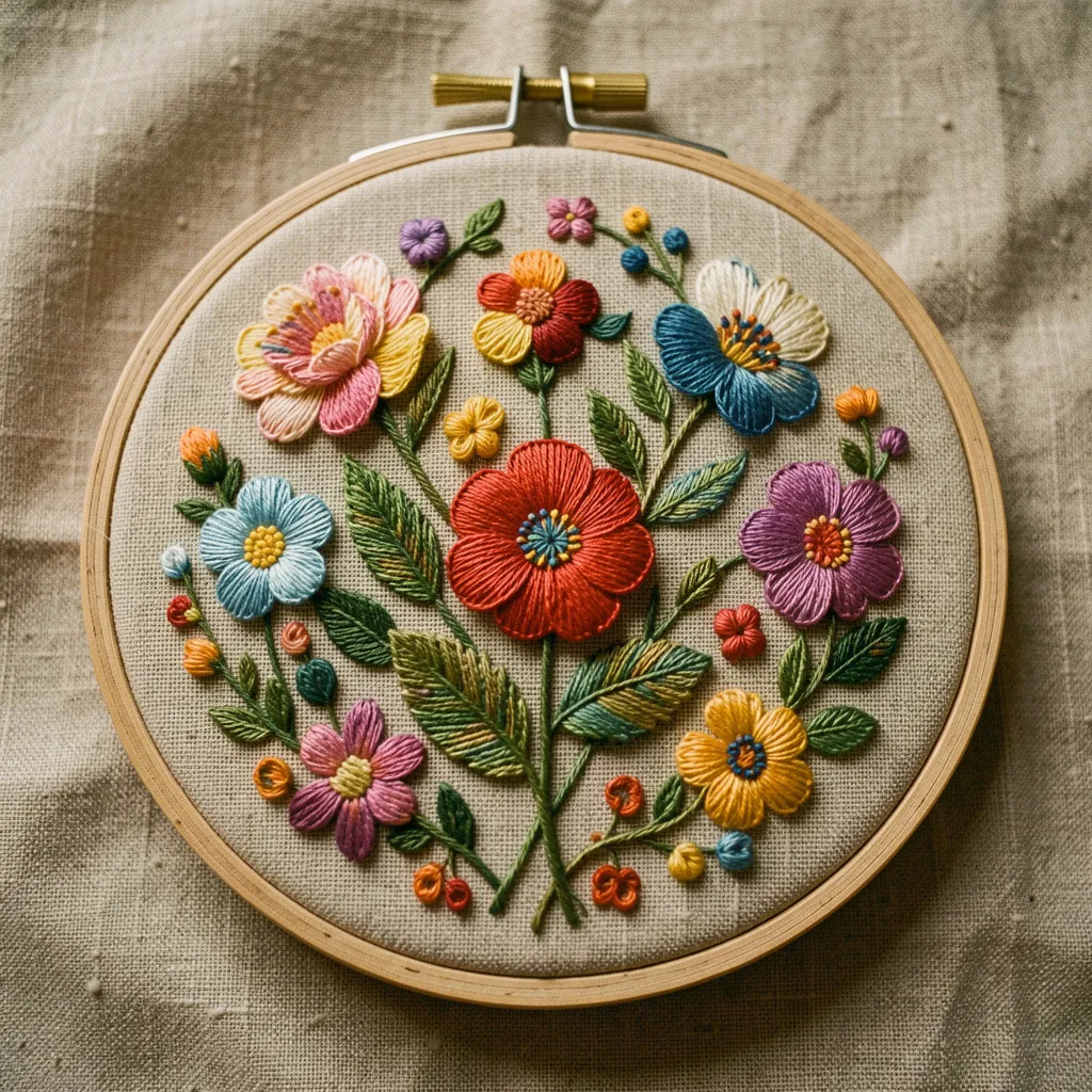 Intricaat borduurwerk patroon